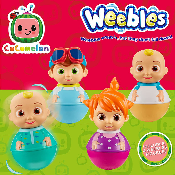 Cocomelon Weebles JJ And Friends Figure Pack