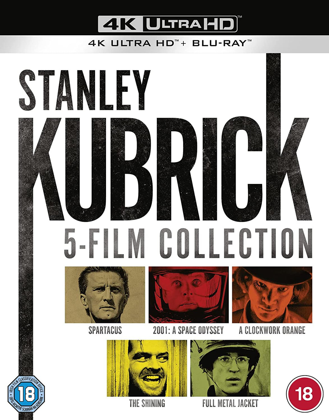 Stanley Kubrick: 5-film Collection [4K Ultra HD] [] [Blu-ray] [1960] [Region Fre [Blu-ray]