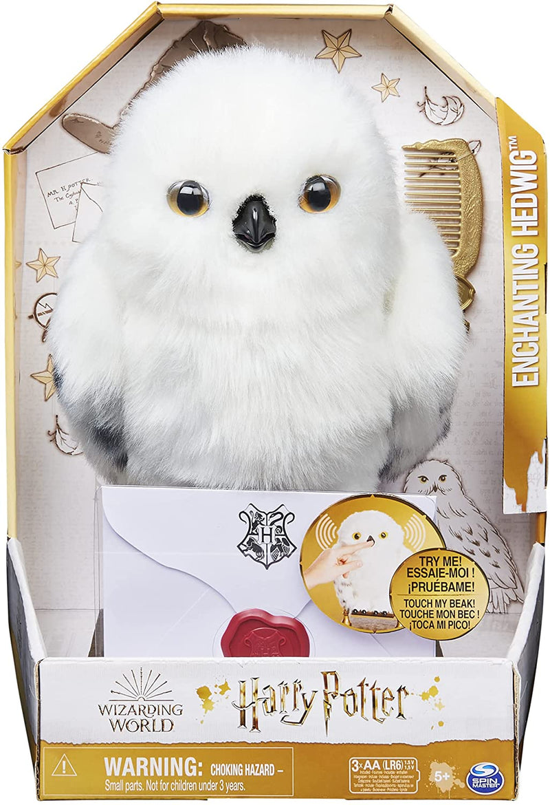 Wizarding World Enchanting Hedwig Interactive Harry Potter Owl with Over 15 Sound