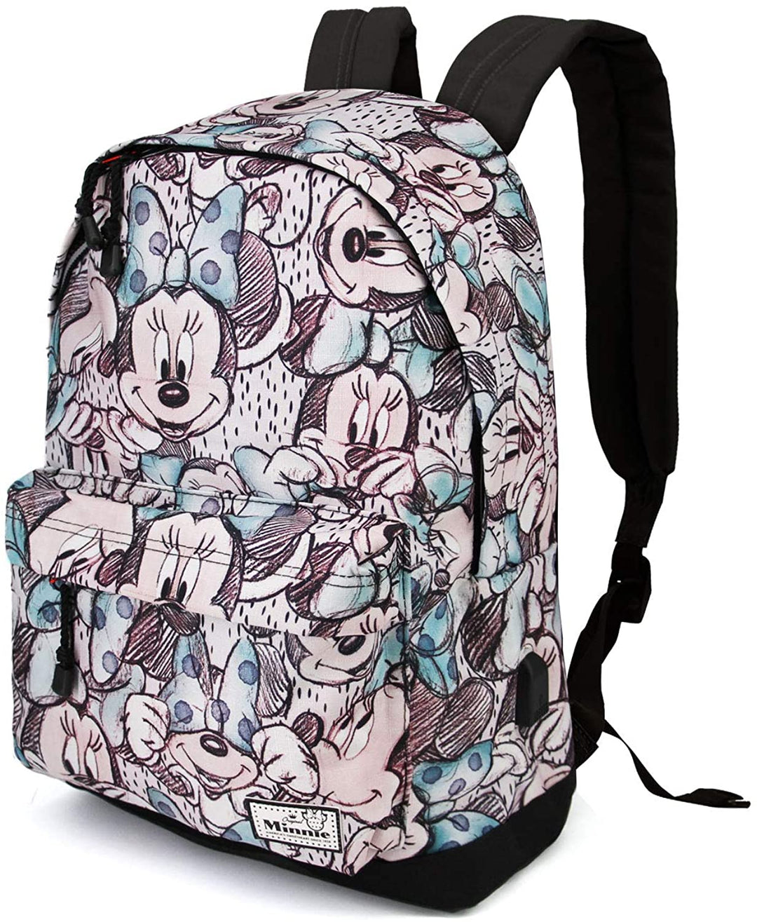 Karactermania Disney Classic Minnie Drawing-HS Backpack Casual Daypack, 44 cm, 2
