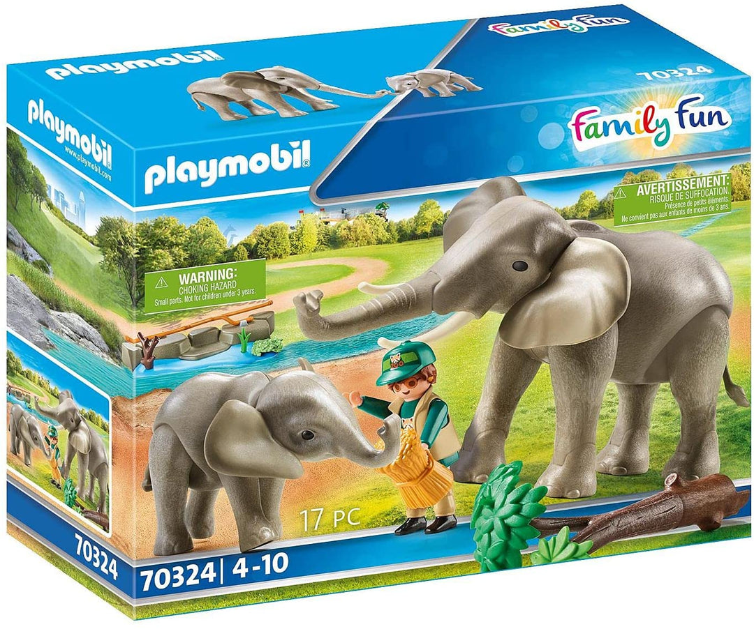 Playmobil 70324 Family Fun Elephant Habitat