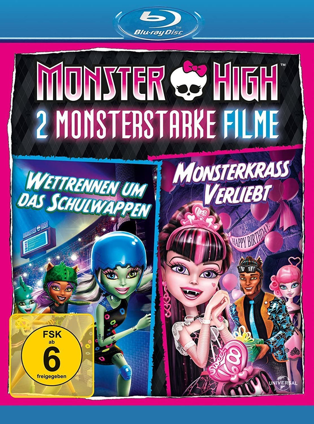 Monster High: Friday Night Frights/Why Do Ghouls Fall In Love? [Region Free] - Animation [Blu-Ray]