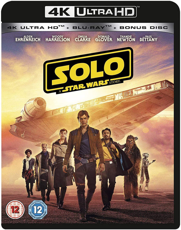 Solo: A Star Wars Story [4K] [2018] [Region Free] – Science-Fiction/Abenteuer [Blu-ray]