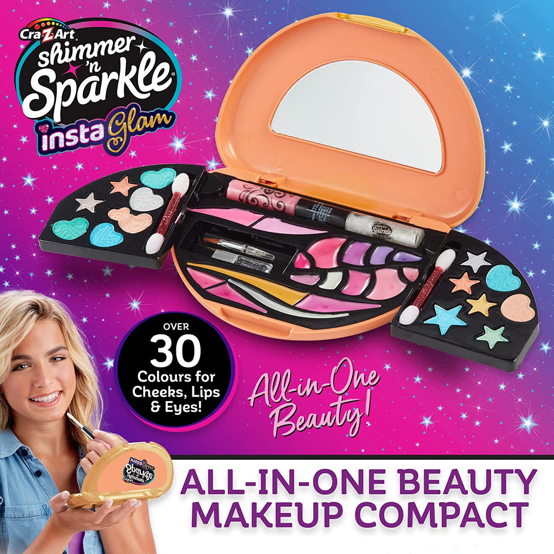 Character Options 07750 Shimmer and Sparkle All in one Beauty Compact Kids Set
