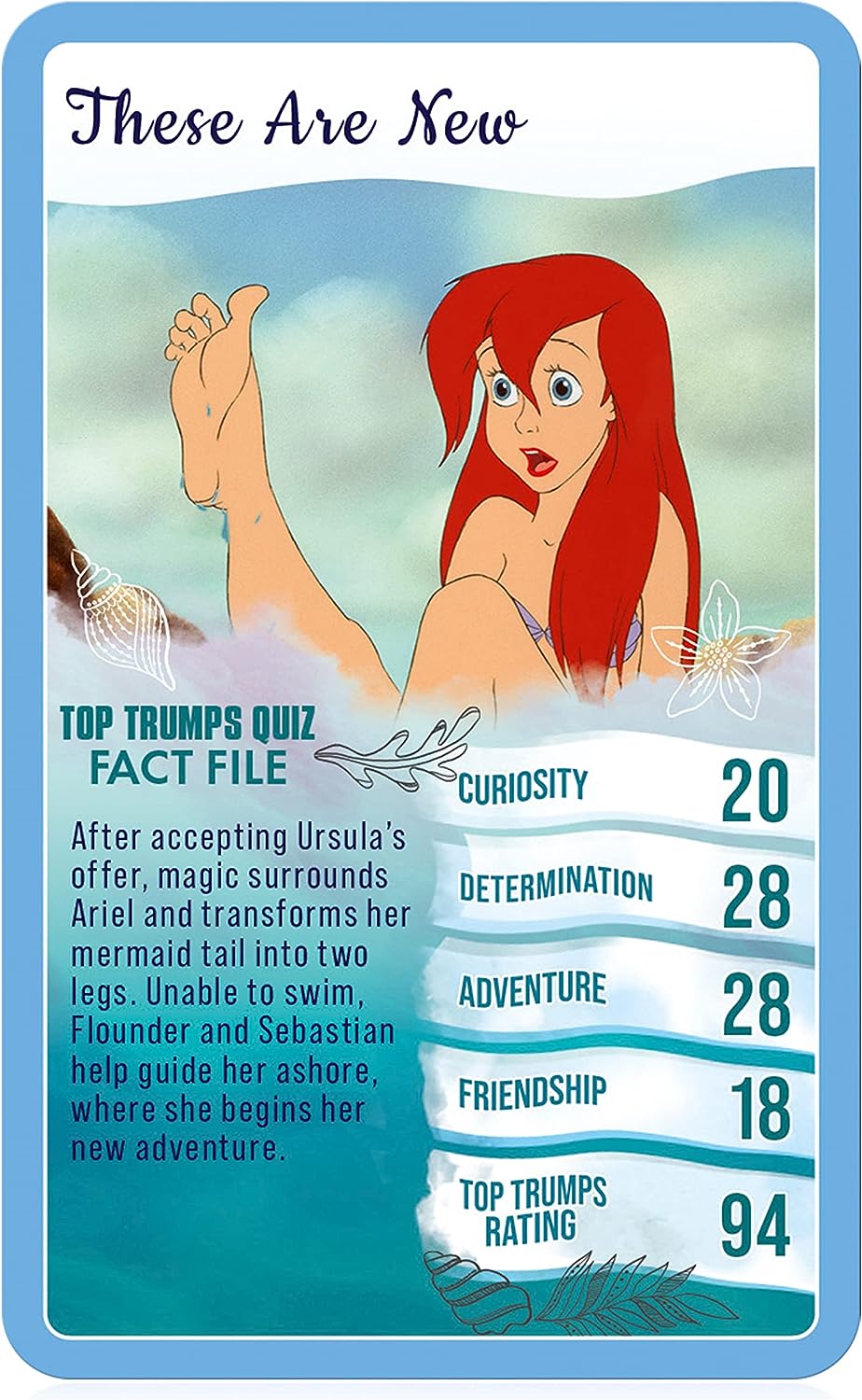 Little Mermaid Top Trumps Specials Card Game