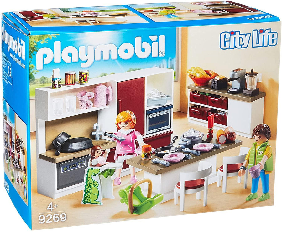 Playmobil City Life 9269 Kitchen for Children Ages 4+ - Yachew