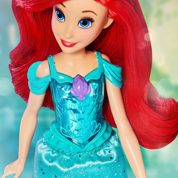 Disney Princess Royal Shimmer Ariel Doll, Fashion Doll with Skirt and Accessories, Toy for Kids Ages 3 and Up F0895