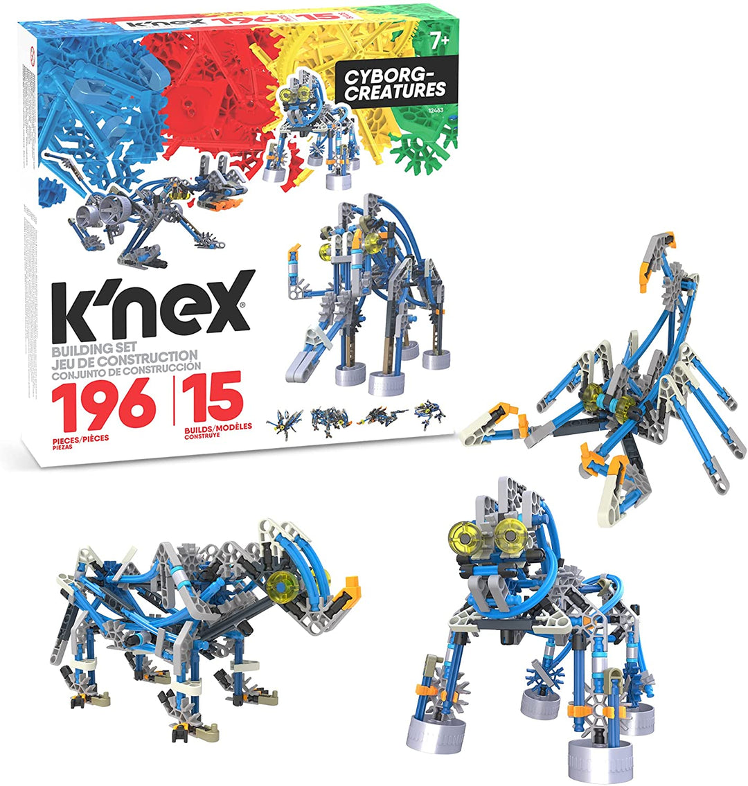 K'NEX 12643 Classics 196pcs / 15 Model - Cyborg Creatures, Educational Toys  For Boys and Girls