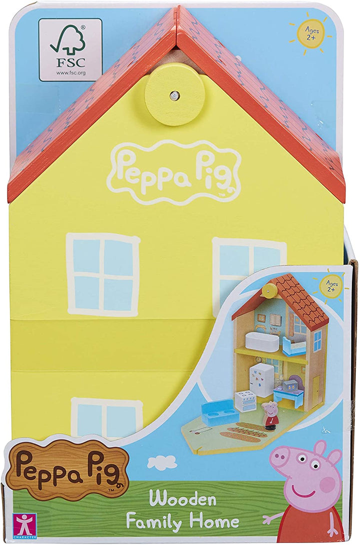 Peppa Pig 07213 Wooden Family Home, Multi Color