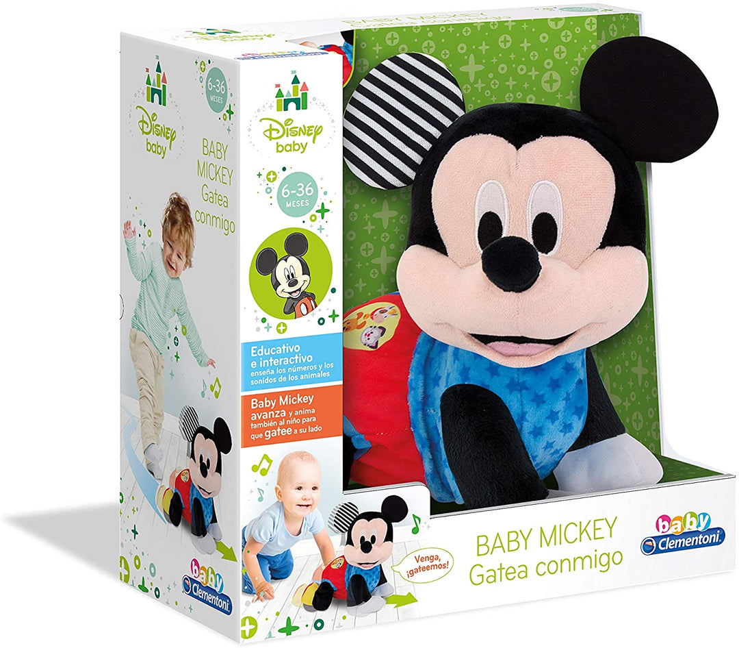 Clementoni 55256 Baby Mickey Crawls, Mehrfarbig