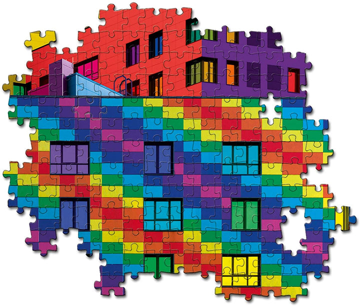 Clementoni 35094, Colour Boom Squares Puzzle for Children and Adults - 500 Piece