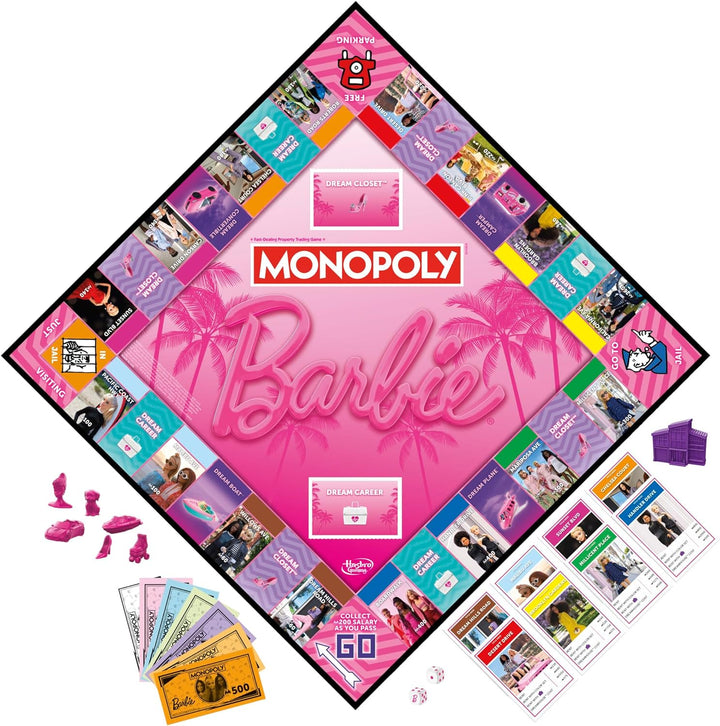 Monopoly: Barbie Edition Board Game