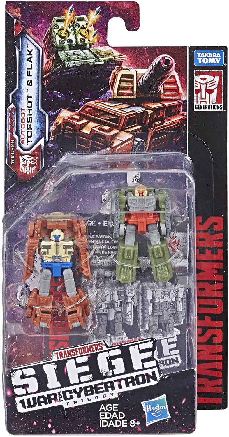 Transformers Generations War for Cybertron: Siege Micromaster Wfc-S6 Autobot Battle Patrol 2 Pack Action Figure Toys