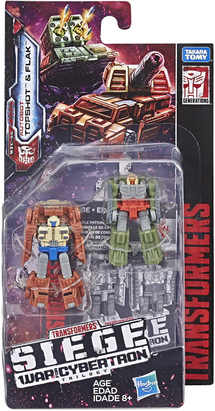 Transformers Generations War for Cybertron: Siege Micromaster Wfc-S6 Autobot Battle Patrol 2 Pack Action Figure Toys