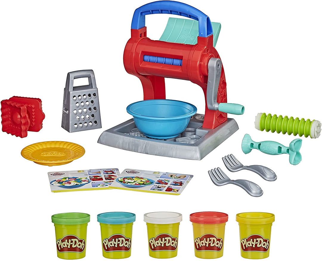 Play-Doh Kitchen Creations Noodle Party Playset for Children Aged 3 and up with 5 Non-Toxic Colours