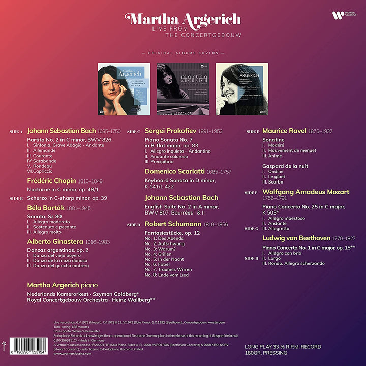 Martha Argerich - Martha Argerich Live from the Concertgebouw [VINYL]