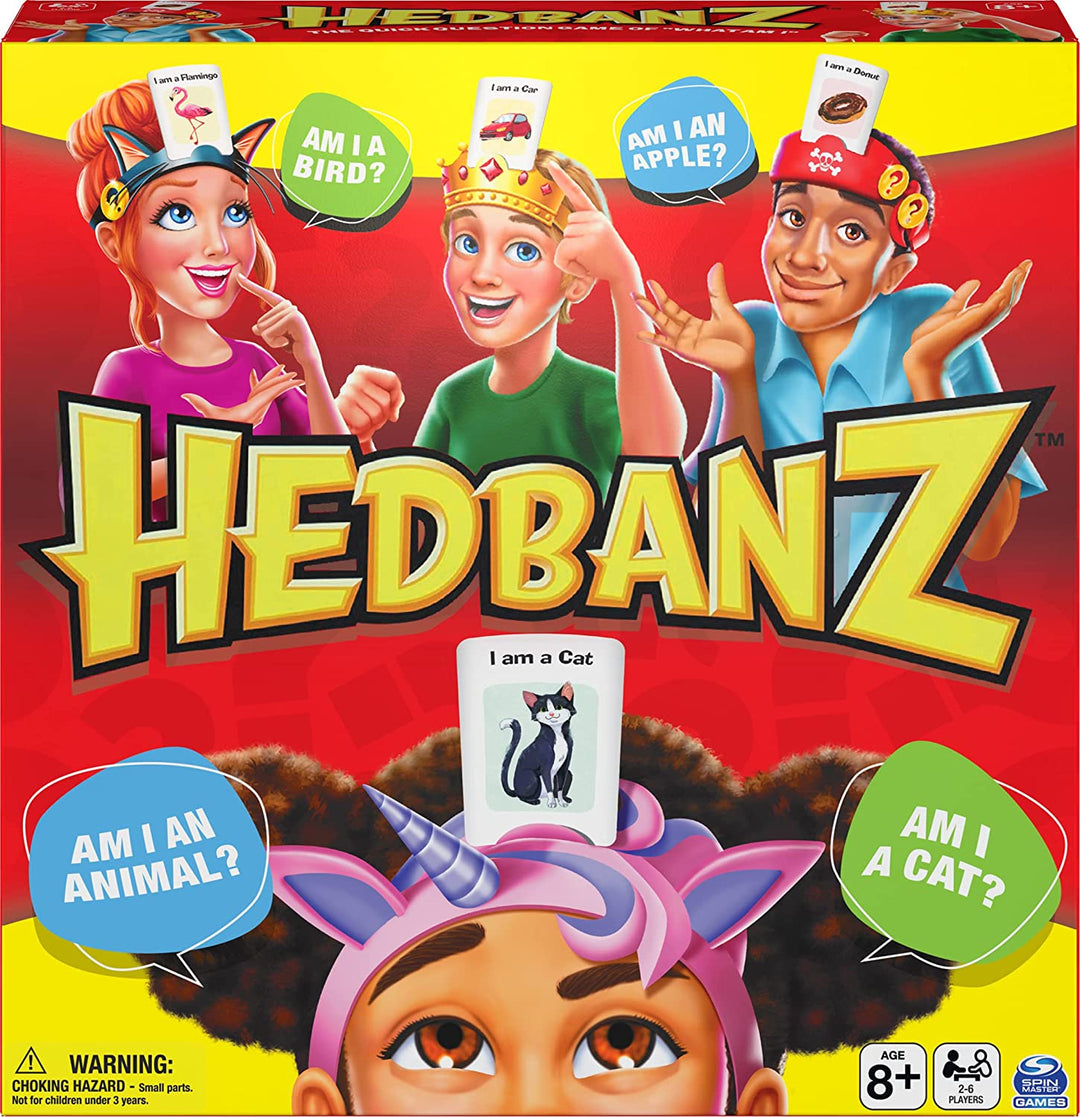 Spin Master Games 6058484 Hedbanz Picture Guessing Game for Kids and Families