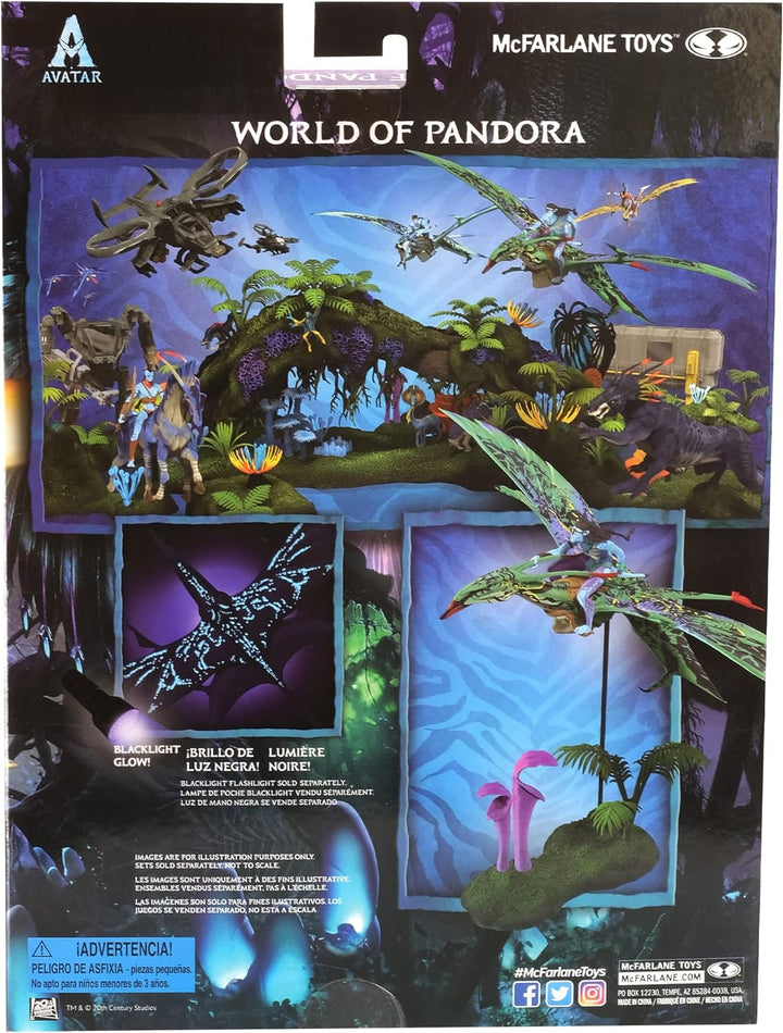 McFarlane Toys - Disney Avatar – World of Pandora Neytiri and Seze Banshee Movie