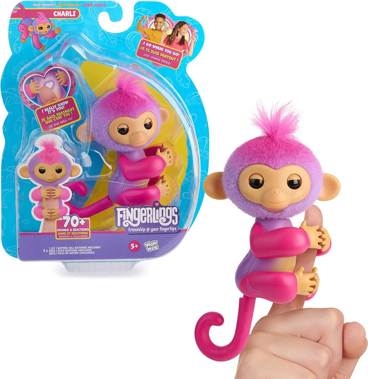 Fingerlings Monkey Purple Charli