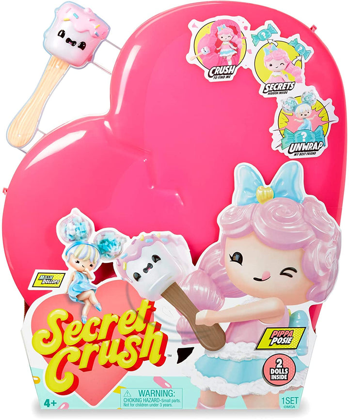 Secret Crush Collectable Dolls for Girls - Unwrap Surprises & Accessories - Pippa Posie Large Doll