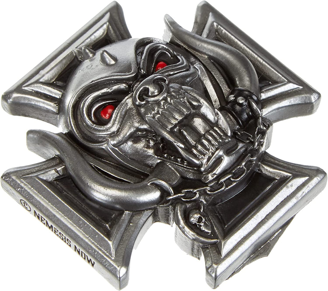 Nemesis Now Officially Licensed Motorhead Iron Cross Warpig Snaggletooth Fridge