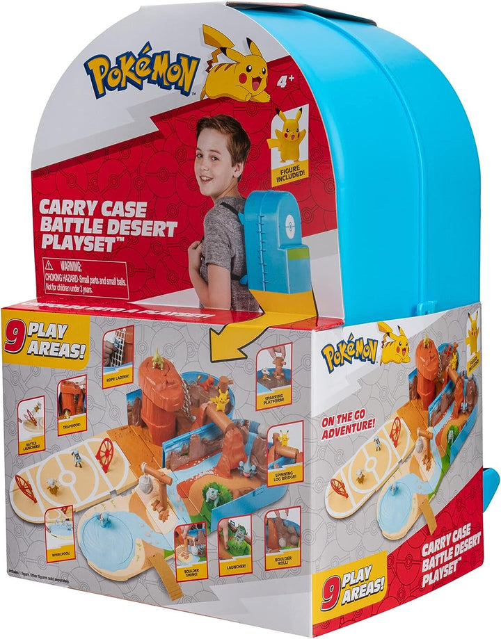 Pokémon PKW2836 Tragetasche Desert Arena Deluxe-Spielset