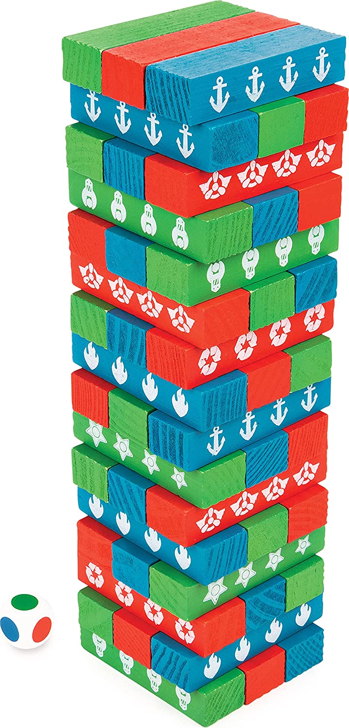 Cardinal Games 6035863 Paw Patrol Jumbling Tower Game, Multicolour