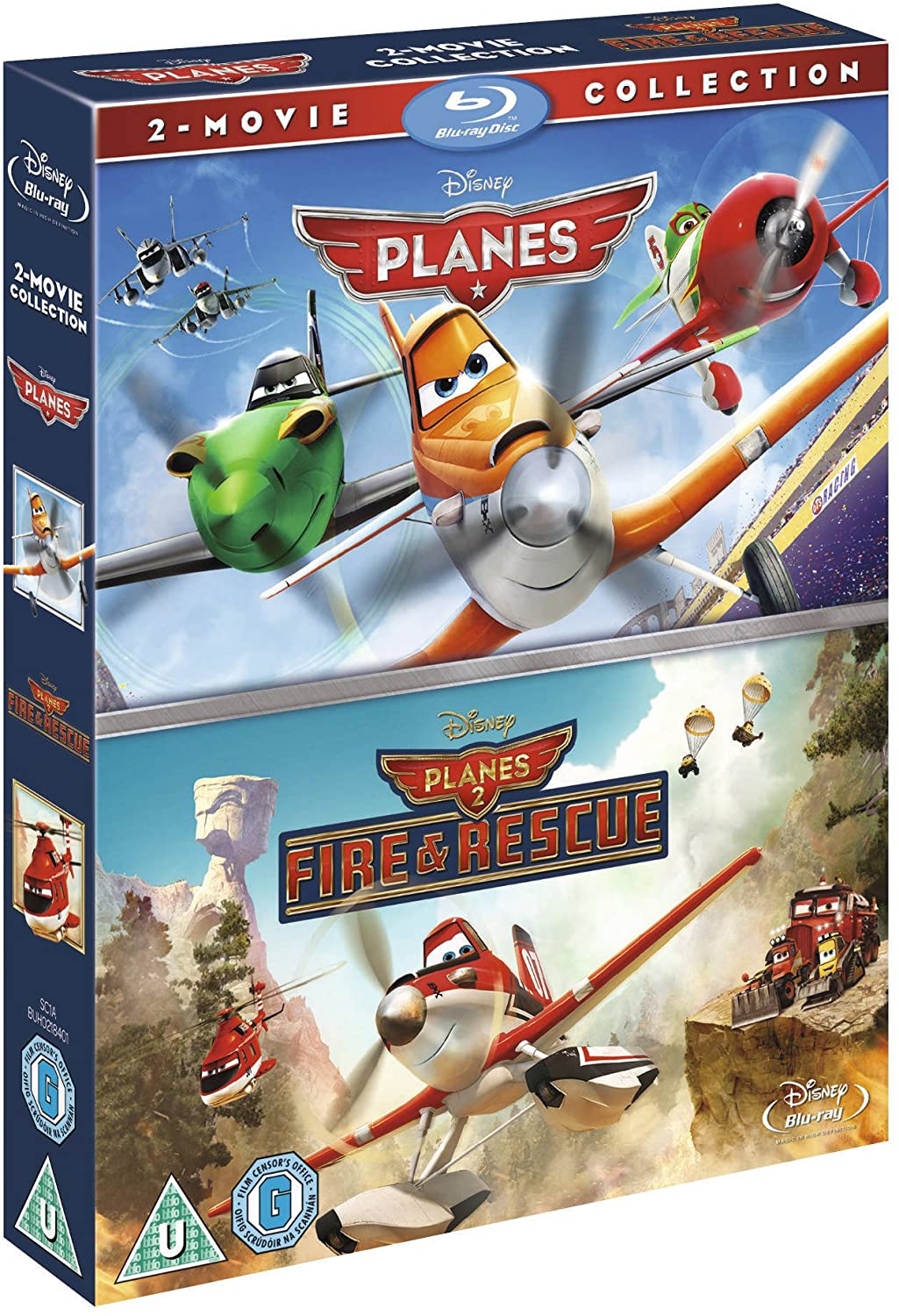 Planes / Planes 2 [Region Free] - Comedy/Adventure [Blu-ray]