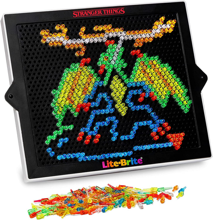 Lite Brite Stranger Things Special Edition, Best of 4 Seasons - Featuring Icons & Themes from The Popular Netflix Series