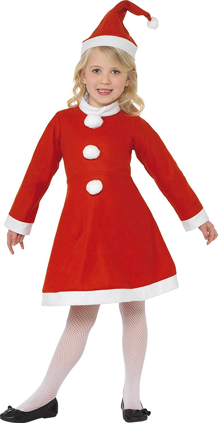 Smiffys Santa Girl Costume Ages 7-9