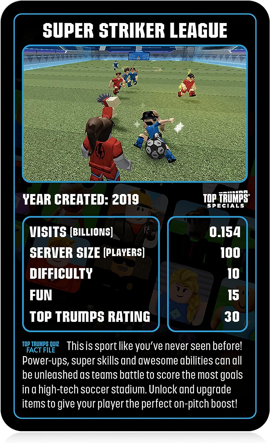 The Independent and Unofficial Guide to Roblox Top Trumps Special Card Games