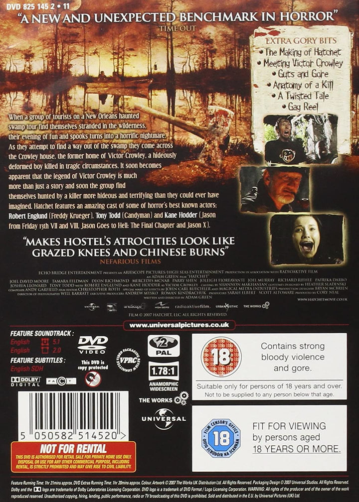 Hatchet - Horror/Comedy [DVD]