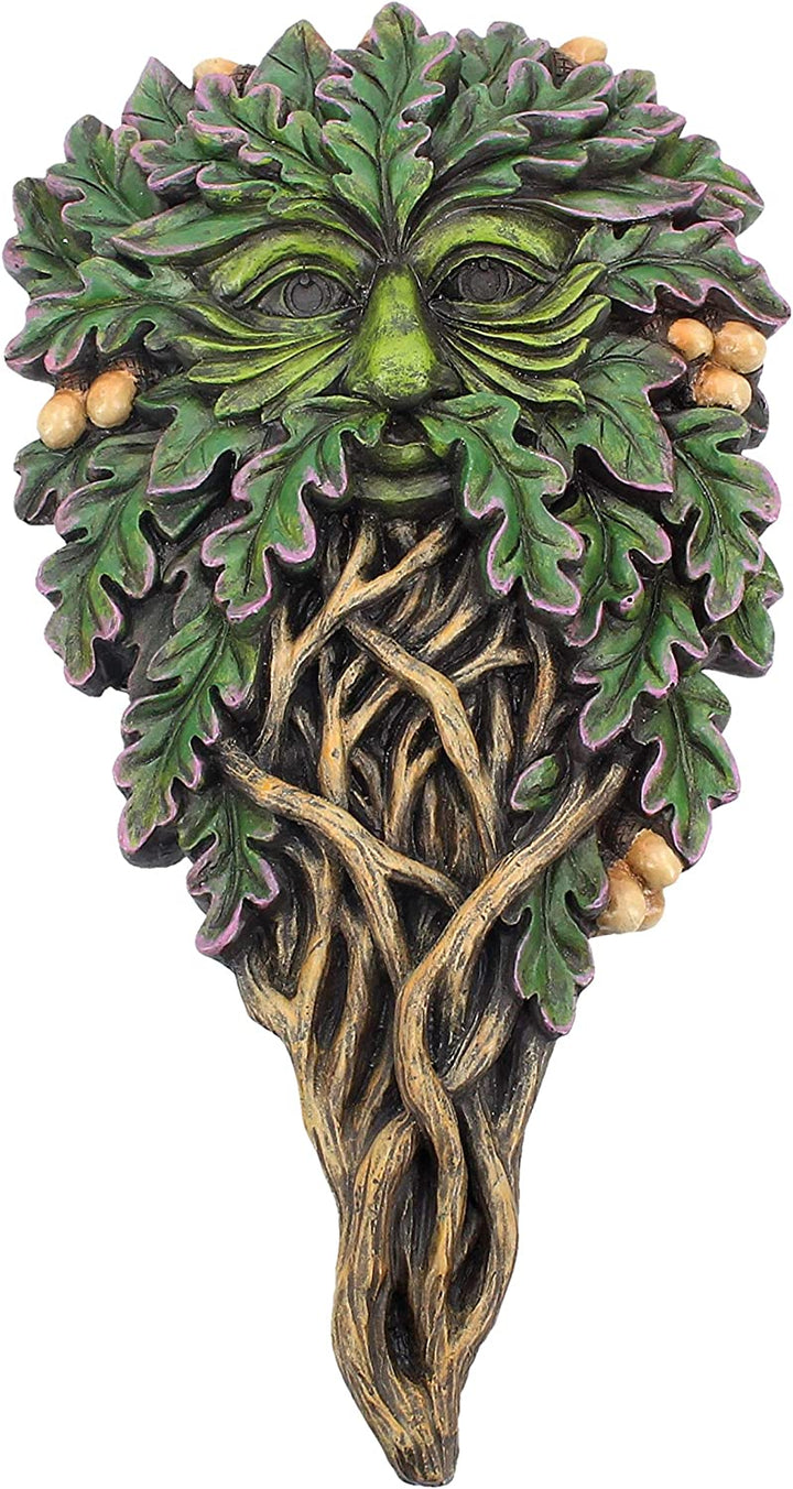 Nemesis Now All Seeing Oak Wall Plaque 18cm Green