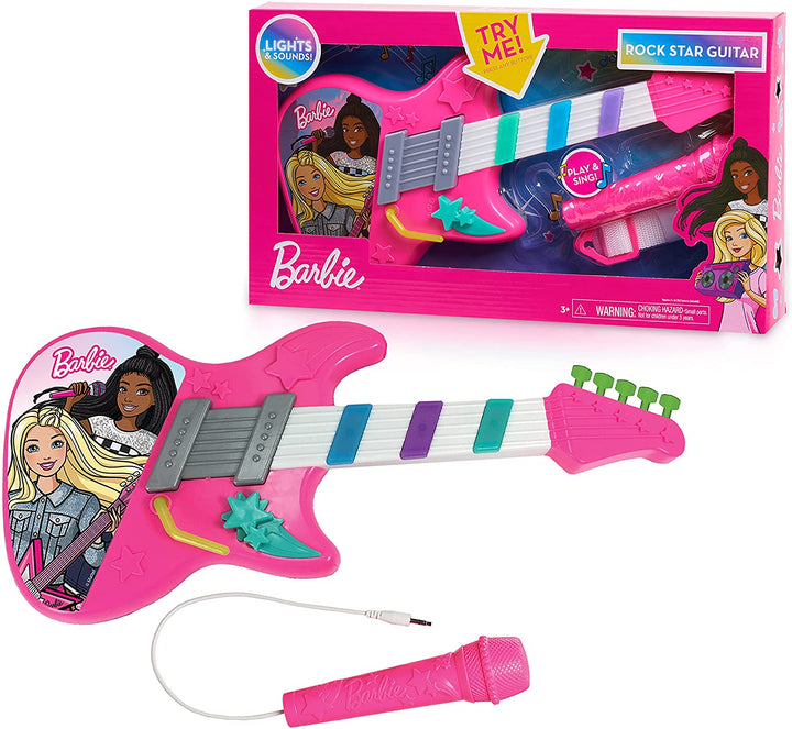 JP Barbie JPL63631 Barbie Guitar, Pink