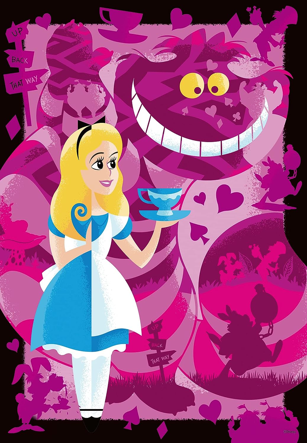 Ravensburger Disney 100th Anniversary Alice in Wonderland Jigsaw Puzzles for Adults and Kids