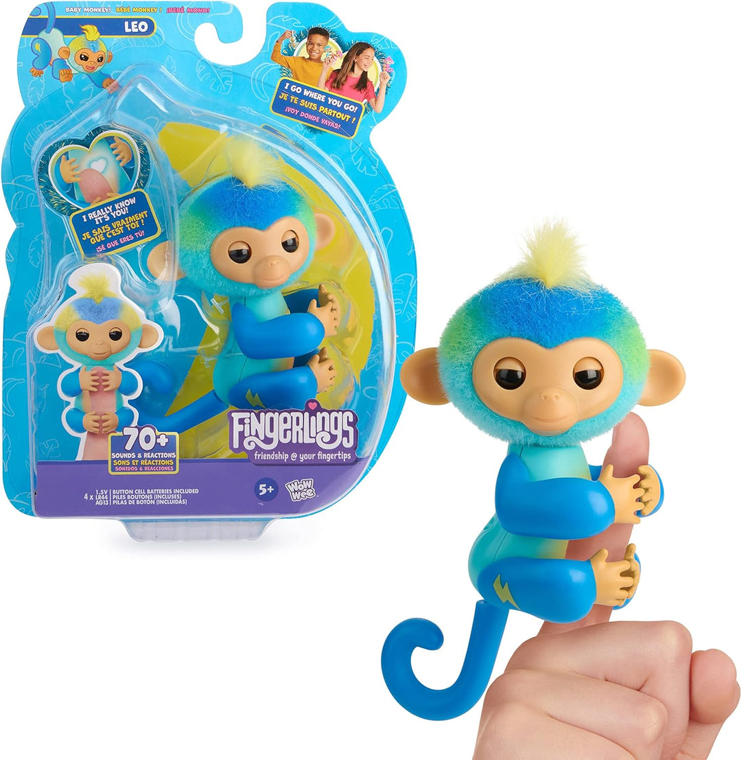 Fingerlings Monkey Blue - Leo