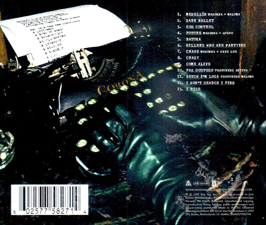 Madame X - Madonna [Audio CD]