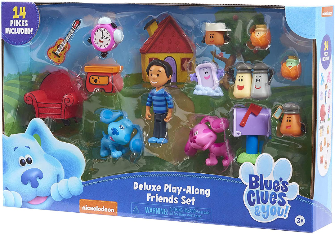 JP Blues Clues & You BLU10000 Blue's Clues & You Deluxe Play-Along Figure Set