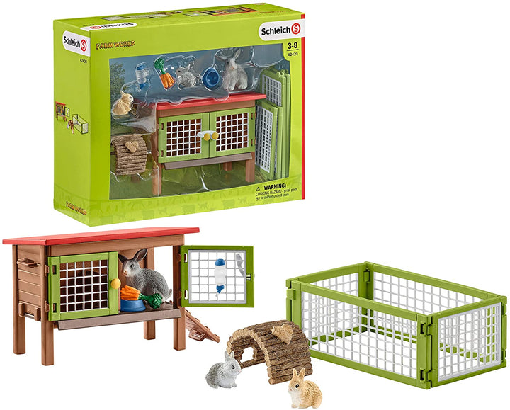 Schleich 42420 Rabbit Hutch