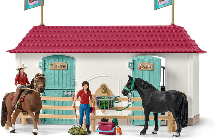 Schleich Horse Club 42416 Large Horse Stable With House and Stable