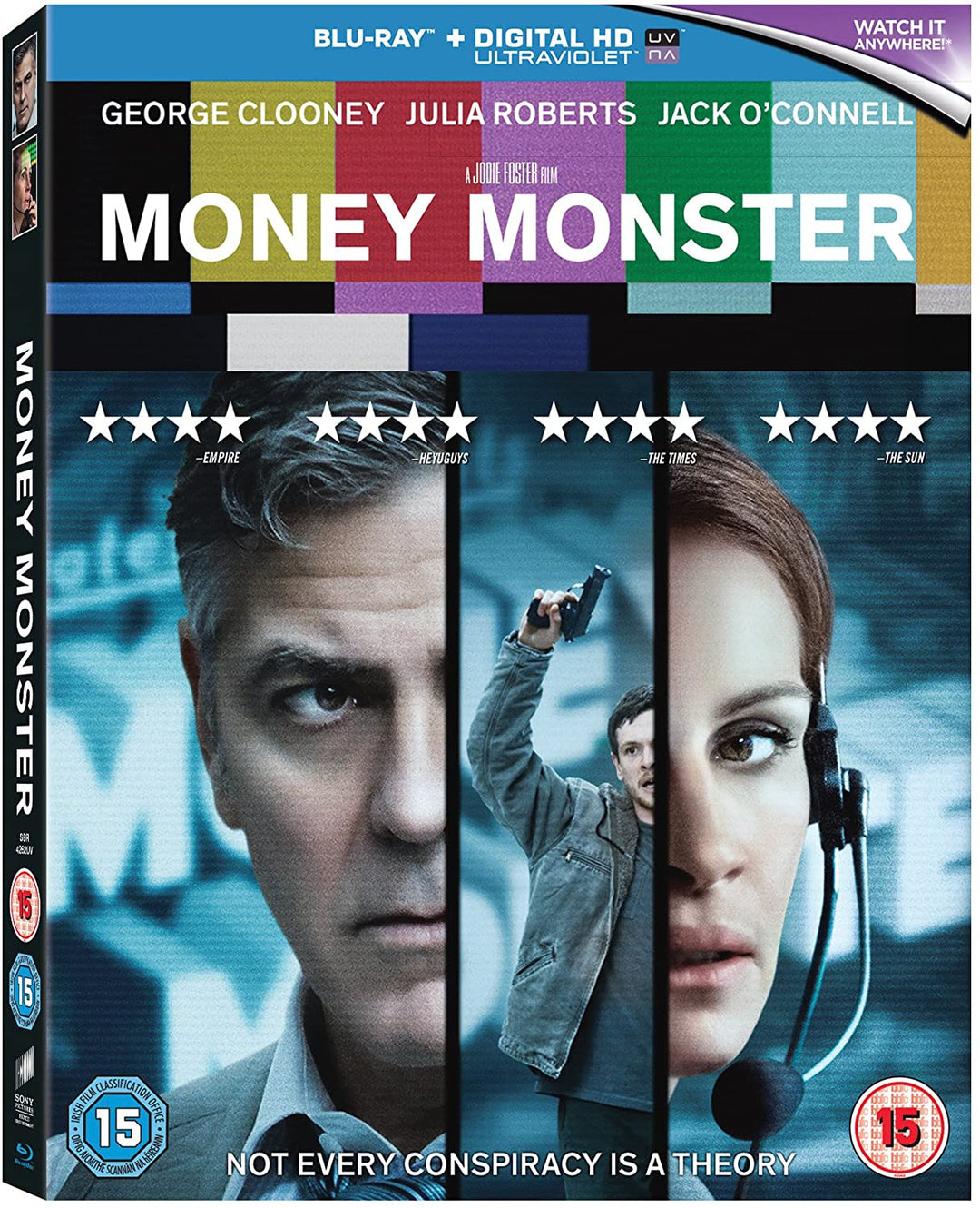 Money Monster [2016] [Region Free] - Thriller/Drama [Blu-Ray]