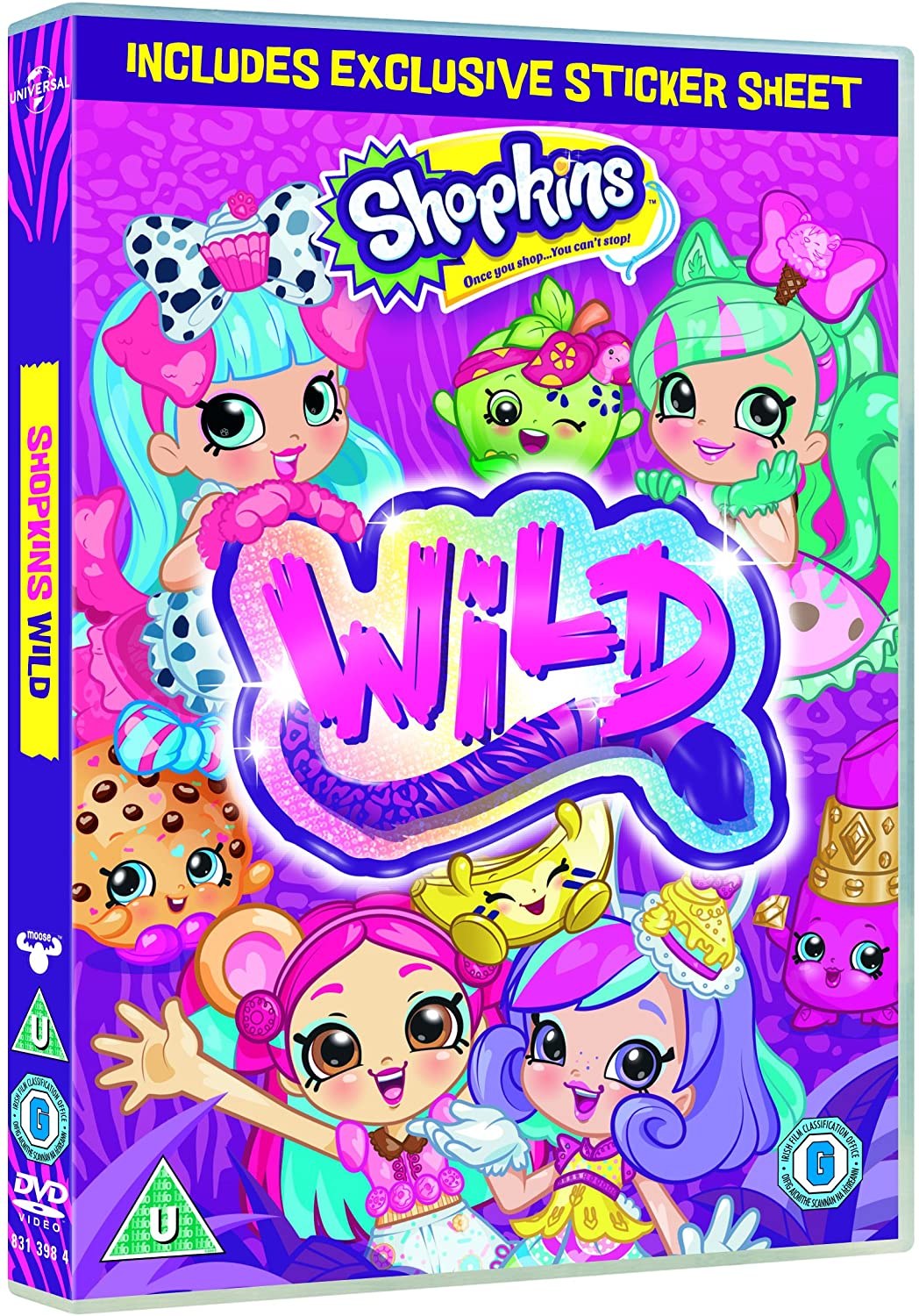 Shopkins: Wild (Include Free Sticker Sheet) [DVD]