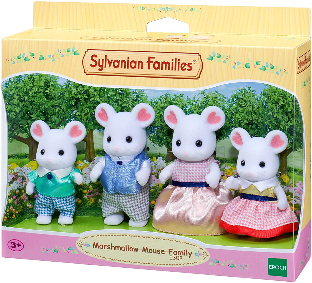 Sylvanian Families - Marshmallow Mouse Family