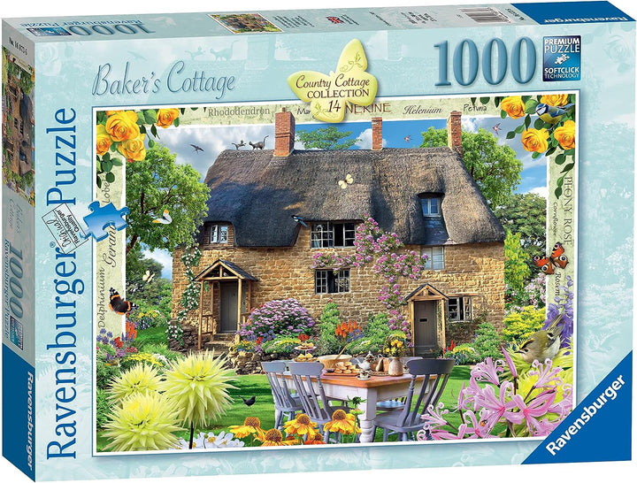 Ravensburger Country Cottage No.14 - Baker's Cottage 1000 Piece Jigsaw Puzzles