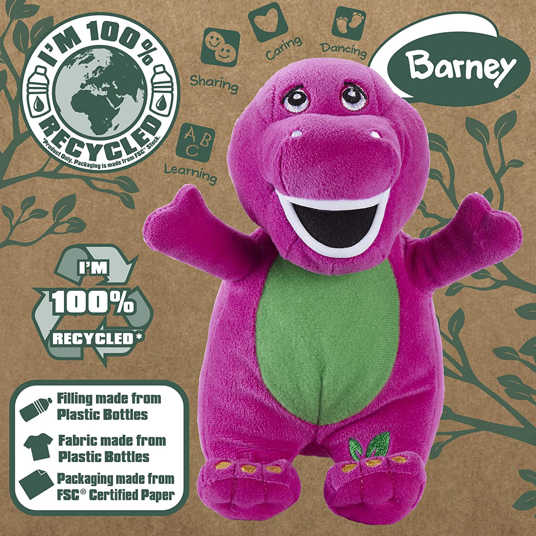 Character Options 07605 Barney ECO Plush Soft Toy
