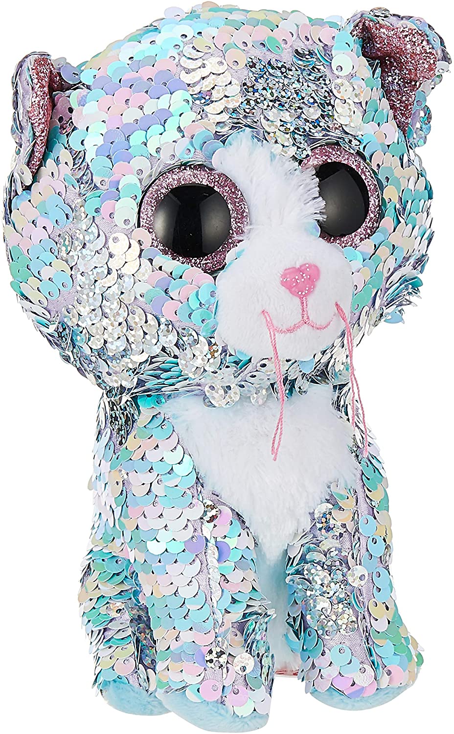 Ty Whimsy Blue Cat Flippable - Reg,multicolored
