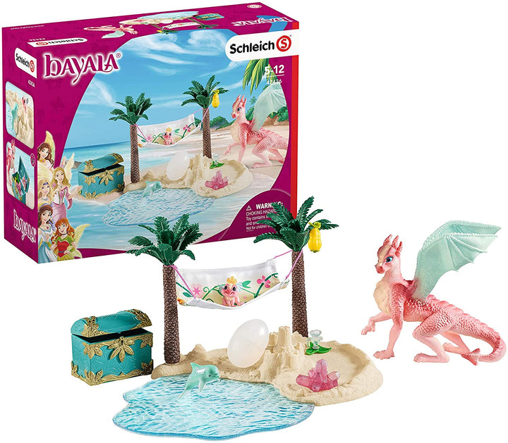 Schleich 42436 Dragon Island avec trésor