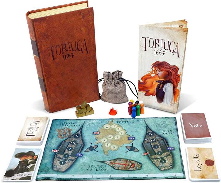 Fassadenspiele | Tortuga 1667 | Brettspiel | Ab 12 Jahren | 2 bis 9 Spieler | 20 bis 40 Minuten Spielzeit