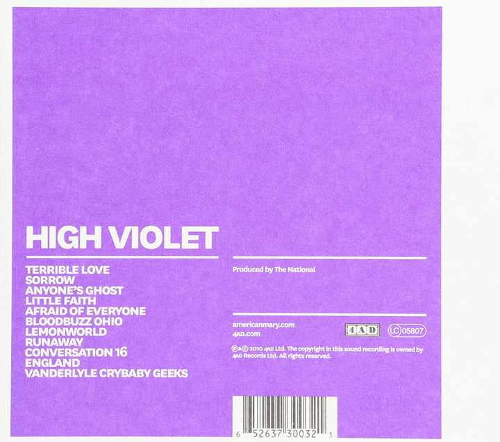 High Violet – The National [Audio-CD]