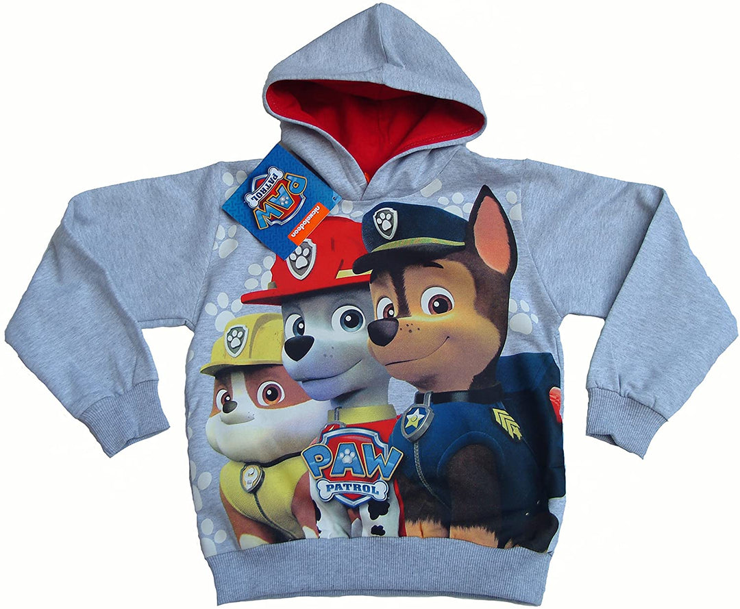 Nickelodeon Boys' Sudadera PAW Patrol Sweatshirt, Gray, 5